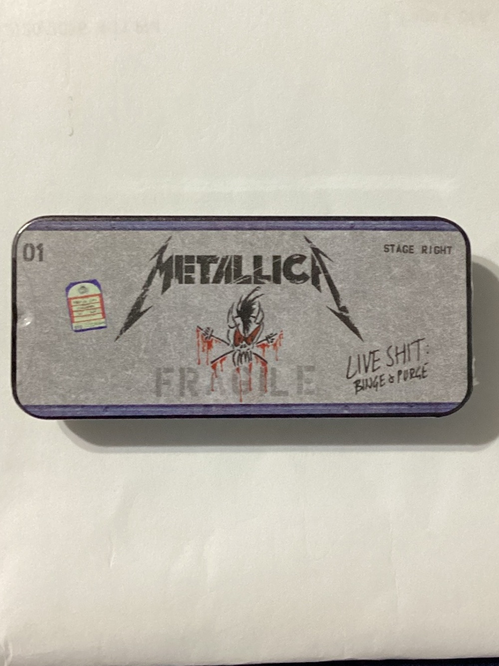 NEW Metallica Reissue 6 Guitar pick set in Sealed Tin